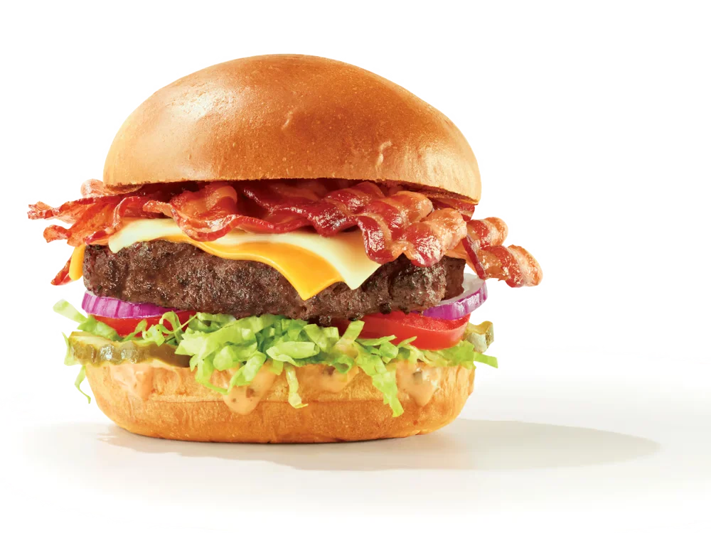 Big Cheesy Bacon Burger