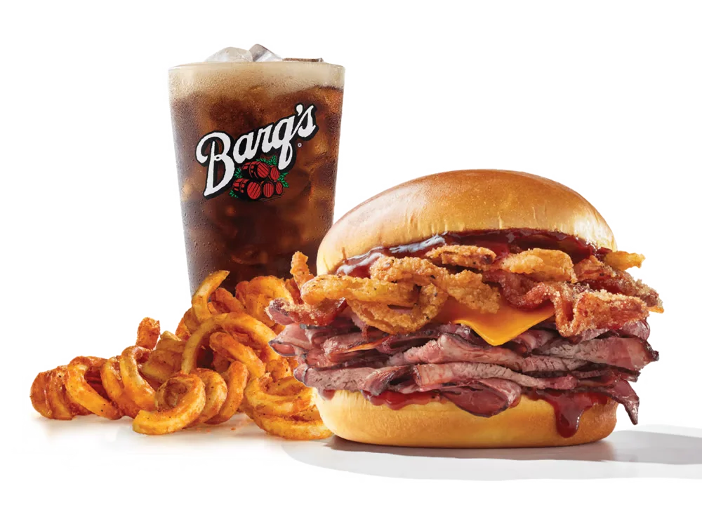 Bourbon BBQ Brisket Sandwich Meal
