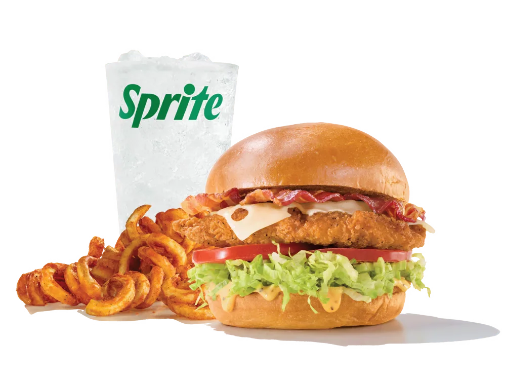 Chicken Bacon Swiss Sandwich Meal